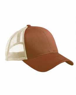 Econscious Eco Trucker Organic/Recycled Cap EC7070 | Leg Brwn/ Oyster - Front