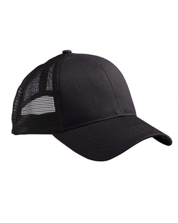 Econscious Eco Trucker Organic/Recycled Cap EC7070 | Black/ Black - Front