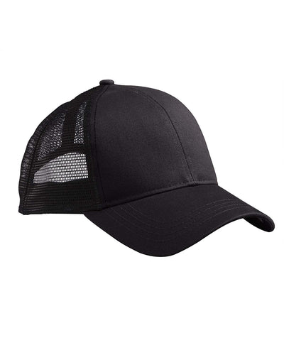 Econscious Eco Trucker Organic/Recycled Cap EC7070 | Black/ Black - Front