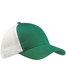 Econscious Eco Trucker Organic/Recycled Cap EC7070 | Green/ White - Front