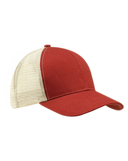 Econscious Eco Trucker Organic/Recycled Cap EC7070 | Picante/ Oyster - Front