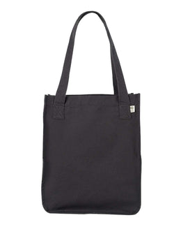 Econscious Organic Canvas Market Tote EC8040 | Black - Front