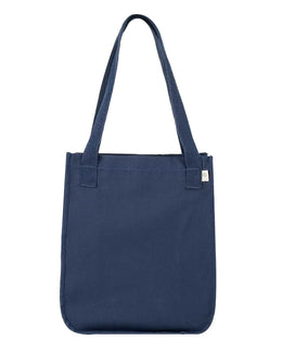 Econscious Organic Canvas Market Tote EC8040 | Navy - Front
