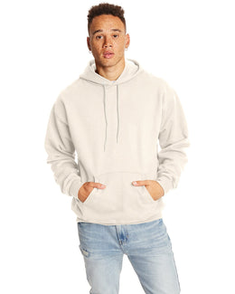 Hanes Ultimate Cotton Pullover Hoodie Sweatshirt F170 | Natural - Front