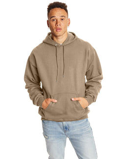 Hanes Ultimate Cotton Pullover Hoodie Sweatshirt F170 | Pebble - Front