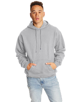 Hanes Ultimate Cotton Pullover Hoodie Sweatshirt F170 | Ash - Front