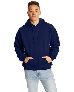 Hanes Ultimate Cotton Pullover Hoodie Sweatshirt F170 | Navy - Front