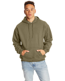 Hanes Ultimate Cotton Pullover Hoodie Sweatshirt F170 | Oregano - Front