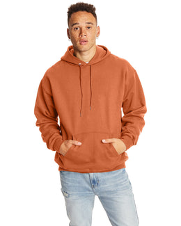 Hanes Ultimate Cotton Pullover Hoodie Sweatshirt F170 | Pumpkin - Front