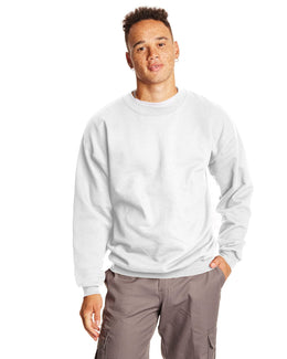 Hanes Ultimate Cotton Crewneck Sweatshirt F260 | White - Front