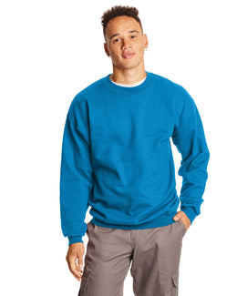 Hanes Ultimate Cotton Crewneck Sweatshirt F260 | Teal - Front