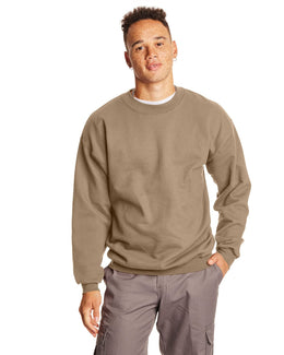 Hanes Ultimate Cotton Crewneck Sweatshirt F260 | Pebble - Front