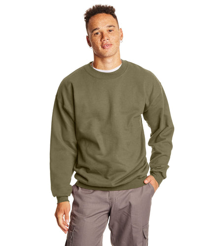 Hanes Ultimate Cotton Crewneck Sweatshirt F260 | Oregano - Front