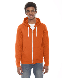 American Apparel Unisex Flex Fleece Zip Hoodie F497W | Tang - Front