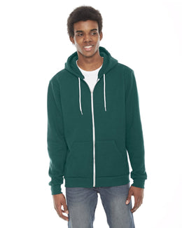 American Apparel Unisex Flex Fleece Zip Hoodie F497W | Ultra Blue - Front