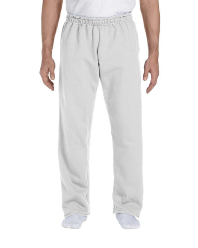 Gildan Open Bottom Sweatpants G123 | Ash - Front