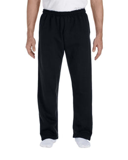 Gildan Open Bottom Sweatpants G123 | Black - Front