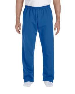 Gildan Open Bottom Sweatpants G123 | Royal - Front