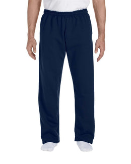 Gildan Open Bottom Sweatpants G123 | Navy - Front