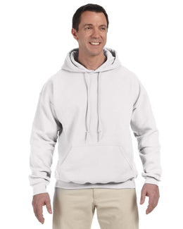 Gildan DryBlend 50/50 Hoodie Sweatshirt G125 | White - Front