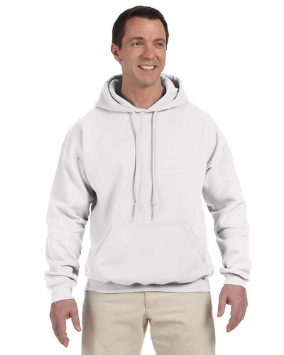 Gildan DryBlend 50/50 Hoodie Sweatshirt G125 | White - Front