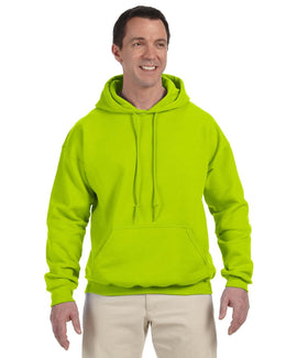 Gildan DryBlend 50/50 Hoodie Sweatshirt G125 | Safety Green - Front