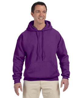 Gildan DryBlend 50/50 Hoodie Sweatshirt G125 | Purple - Front