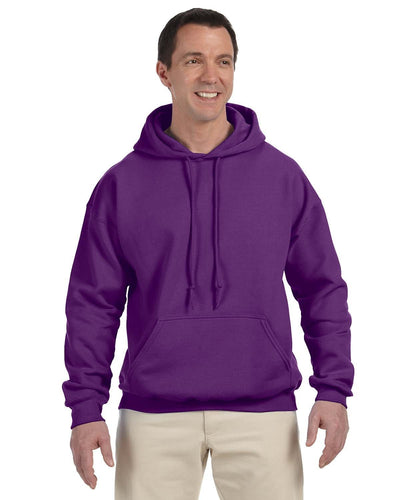 Gildan DryBlend 50/50 Hoodie Sweatshirt G125 | Purple - Front