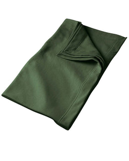 Gildan DryBlend Fleece Blanket G129 | Forest Green - Front