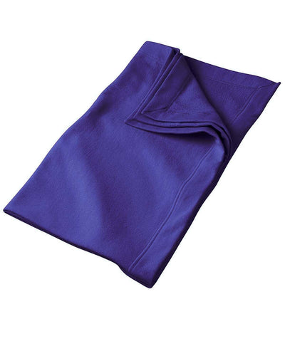 Gildan DryBlend Fleece Blanket G129 | Purple - Front