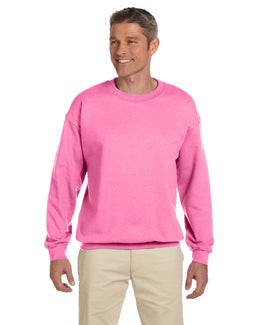 Gildan Lightweight 50/50 Crewneck Sweatshirt G180 | Azalea - Front