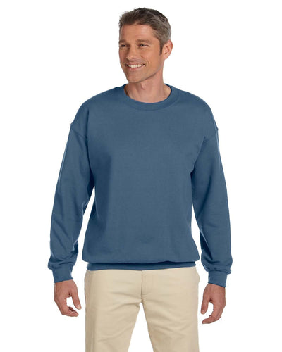 Gildan Lightweight 50/50 Crewneck Sweatshirt G180 | Indigo Blue - Front