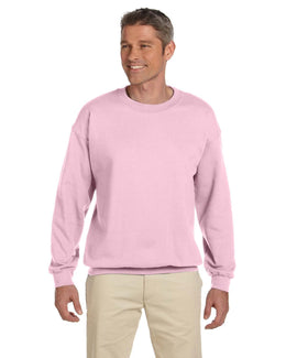 Gildan Lightweight 50/50 Crewneck Sweatshirt G180 | Light Pink - Front