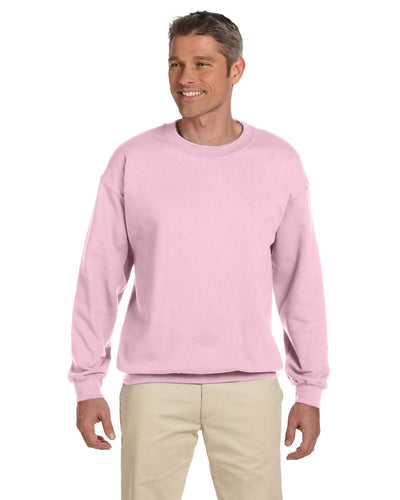 Gildan Lightweight 50/50 Crewneck Sweatshirt G180 | Light Pink - Front