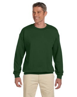 Gildan Lightweight 50/50 Crewneck Sweatshirt G180 | Forest Green - Front
