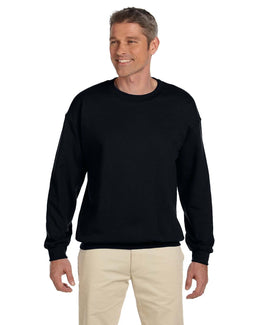 Gildan Lightweight 50/50 Crewneck Sweatshirt G180 | Black - Front