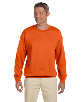 Gildan Lightweight 50/50 Crewneck Sweatshirt G180 | Orange - Front