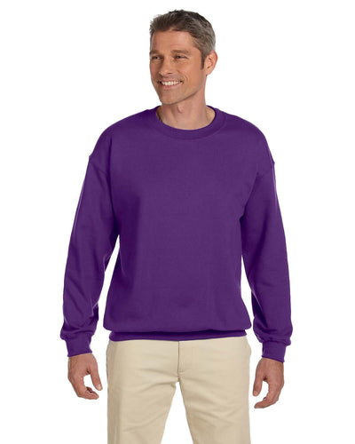Gildan Lightweight 50/50 Crewneck Sweatshirt G180 | Purple - Front