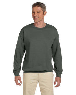 Gildan Lightweight 50/50 Crewneck Sweatshirt G180 | Military Green - Front