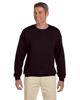 Gildan Lightweight 50/50 Crewneck Sweatshirt G180 | Dark Chocolate - Front