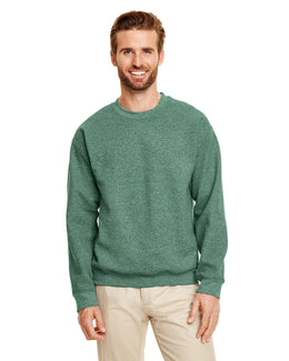 Gildan Lightweight 50/50 Crewneck Sweatshirt G180 | Hth Sp Drk Green - Front