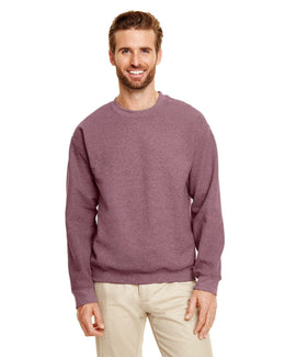 Gildan Lightweight 50/50 Crewneck Sweatshirt G180 | Ht Sp Drk Maroon - Front