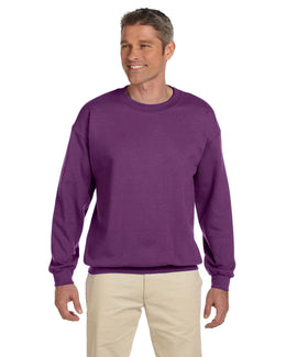 Gildan Lightweight 50/50 Crewneck Sweatshirt G180 | Plum - Front