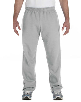 Gildan Heavy Blend 50/50 Open-Bottom Sweatpants G184 | Sport Grey - Front