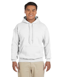 Gildan Lightweight 50/50 Hoodie Sweatshirt G185 | White - Front