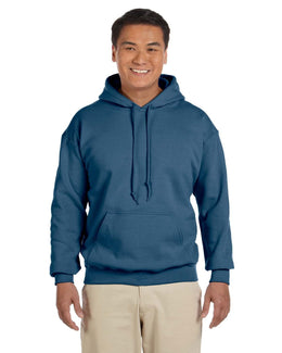 Gildan Lightweight 50/50 Hoodie Sweatshirt G185 | Indigo Blue - Front