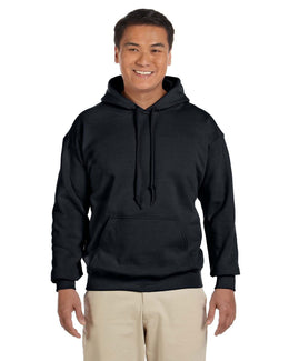 Gildan Lightweight 50/50 Hoodie Sweatshirt G185 | Black - Front