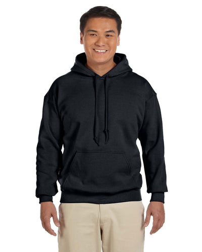 Gildan Lightweight 50/50 Hoodie Sweatshirt G185 | Black - Front