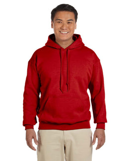 Gildan Lightweight 50/50 Hoodie Sweatshirt G185 | Red - Front
