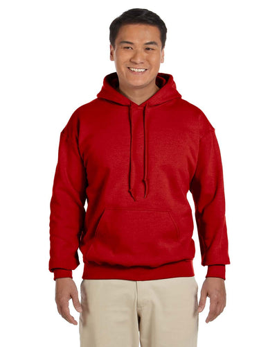 Gildan Lightweight 50/50 Hoodie Sweatshirt G185 | Red - Front